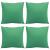 Perne de canapea, 4 buc., verde, 40x40 cm, textil GartenMobel Dekor
