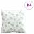 Perne decorative Frunză 4 pcs Model cu frunze 40 x 40 cm GartenMobel Dekor