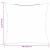 Perne decorative Frunză 4 pcs Model cu frunze 40 x 40 cm GartenMobel Dekor