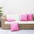 Perne decorative 4 pcs Roz 50 x 50 cm Material din poliester GartenMobel Dekor