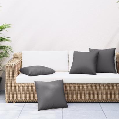 Perne de canapea, 4 buc., antracit, 60x60 cm, textil GartenMobel Dekor