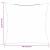 Perne decorative 4 pcs Roz 60 x 60 cm Material din poliester GartenMobel Dekor