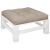 Pernă pentru paleți, gri taupe, 80x80x12 cm, material textil GartenMobel Dekor