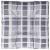 Pernă de paleți, gri carouri, 80x80x12 cm, material textil GartenMobel Dekor