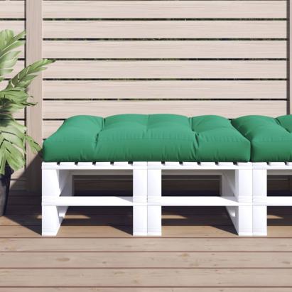 Pernă pentru paleți, verde, 120x80x12 cm, textil GartenMobel Dekor