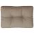Pernă de paleți, gri taupe, 50x40x12 cm, material textil GartenMobel Dekor