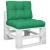 Perne de paleți, 2 buc, verde, material textil GartenMobel Dekor