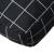 Perne de paleți, 2 buc., negru carouri, textil GartenMobel Dekor