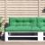 Perne de paleți, 2 buc, verde, material textil GartenMobel Dekor
