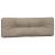 Perne de paleți, 2 buc., gri taupe, material textil GartenMobel Dekor