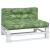 Perne de paleți, 2 buc., model cu frunze, textil GartenMobel Dekor