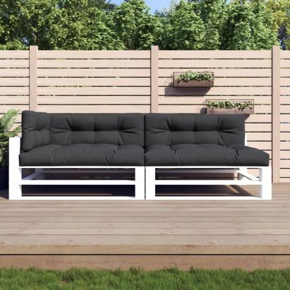 Perne de paleți, 5 buc., negru, material textil GartenMobel Dekor