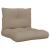 Perne de paleți, 2 buc., gri taupe, material textil GartenMobel Dekor