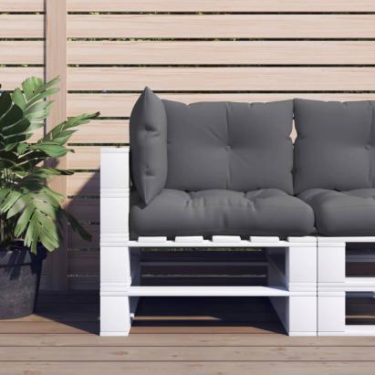 Perne de paleți, 3 buc., antracit, material textil GartenMobel Dekor