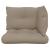 Perne de paleți, 3 buc., gri taupe, material textil GartenMobel Dekor