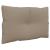 Perne de paleți, 3 buc., gri taupe, material textil GartenMobel Dekor