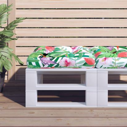 Pernă paleți, multicolor, 58x58x10 cm, țesătură Oxford GartenMobel Dekor