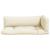 Perne de paleți, 3 buc., crem, material textil GartenMobel Dekor