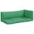 Perne de paleți, 3 buc, verde, material textil GartenMobel Dekor