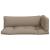 Perne de paleți, 3 buc., gri taupe, material textil GartenMobel Dekor