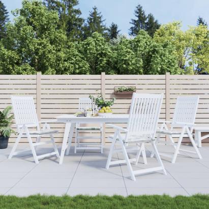 Perne de scaun, model frunze, 4 buc., 40x40x4 cm, textil GartenMobel Dekor