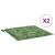 Perne de scaun, model frunze, 2 buc., 40x40x4 cm, textil GartenMobel Dekor
