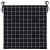 Perne scaun grădină carouri negre, 6 buc. 50x50x4 cm, textil GartenMobel Dekor