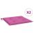 Perne pentru scaun, 2 buc., roz, 50x50x4 cm, material textil GartenMobel Dekor