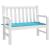 Pat de scaun Simplu Turcoaz 100 x 50 x 3 cm Material Oxford GartenMobel Dekor