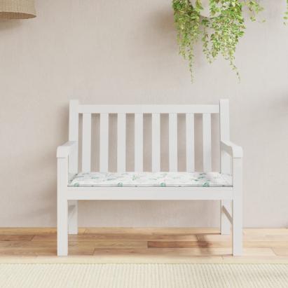 Pernă bancă de grădină model frunze, 120x50x3 cm, textil oxford GartenMobel Dekor