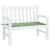 Pernă bancă de grădină model frunze, 120x50x4 cm, textil oxford GartenMobel Dekor