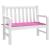 Pat de scaun Simplu Roz 120 x 50 x 3 cm Material Oxford GartenMobel Dekor