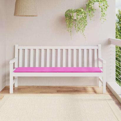 Pad pentru Bancă Simplu Roz 150 x 50 x 3 cm Material Oxford GartenMobel Dekor