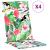 Perne de scaun spătar înalt, 4 buc., multicolor, textil GartenMobel Dekor