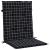 Perne de scaun spătar jos, 2 buc. negru, model carouri, textil GartenMobel Dekor