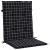Perne de scaun spătar jos, 4 buc. negru, model carouri, textil GartenMobel Dekor