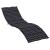 Pernă de șezlong, negru, carouri, textil Oxford GartenMobel Dekor
