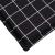 Pernă de șezlong, negru, carouri, textil Oxford GartenMobel Dekor