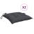 Perne de scaun, 2 buc., antracit, 40x40x7 cm, textil oxford GartenMobel Dekor