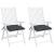 Perne de scaun, 2 buc., antracit, 40x40x7 cm, textil oxford GartenMobel Dekor