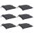 Perne de scaun, 6 buc., antracit, 40x40x7 cm, textil oxford GartenMobel Dekor