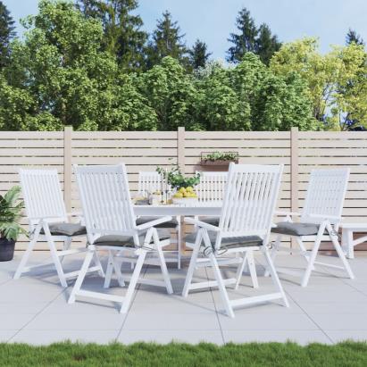 Perne de scaun, 6 buc., gri, 40x40x7 cm, textil oxford GartenMobel Dekor