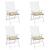 Perne de scaun, 4 buc., bej, 40x40x7 cm, textil oxford GartenMobel Dekor
