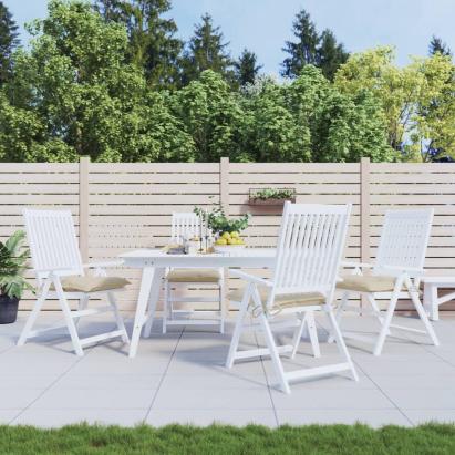 Perne de scaun, 4 buc., bej, 40x40x7 cm, textil oxford GartenMobel Dekor