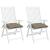 Perne de scaun, 2 buc., gri taupe, 40x40x7 cm, textil oxford GartenMobel Dekor