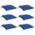 Perne de scaun, 6 buc., albastru, 40x40x7 cm, textil oxford GartenMobel Dekor