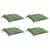 Perne de scaun, 4 buc., 40x40x7 cm, textil, model frunze GartenMobel Dekor