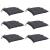 Perne de scaun, 6 buc., antracit, 50x50x7 cm, textil oxford GartenMobel Dekor
