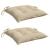 Perne de scaun, 2 buc., bej, 50x50x7 cm, textil oxford GartenMobel Dekor