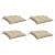 Perne de scaun, 4 buc., bej, 50x50x7 cm, textil oxford GartenMobel Dekor